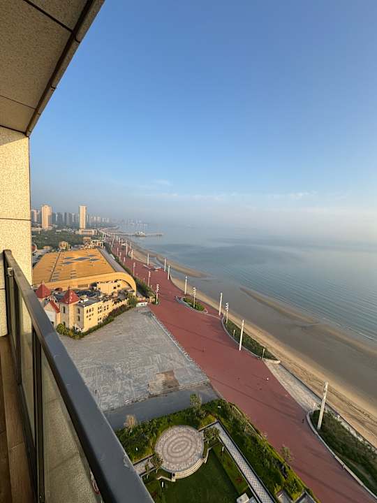 Ausblick Hotel Crowne Plaza Yantai Sea View