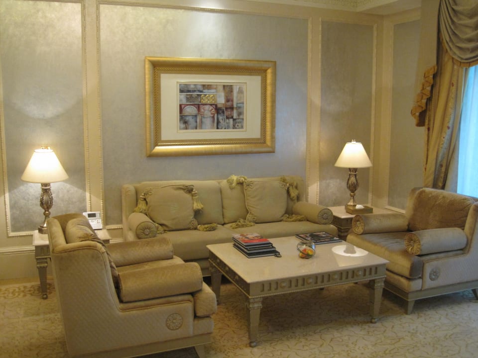 Wohnzimmer Emirates Palace Mandarin Oriental