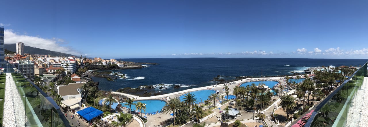 Blick von der Dachterrasse des Hotels Hotel ValleMar