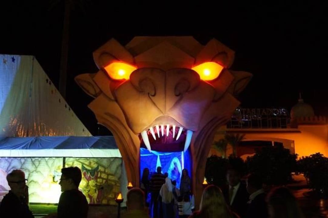 Zelt eingang Silvester party  Pickalbatros Alf Leila Wa Leila Resort - Neverland Hurghada