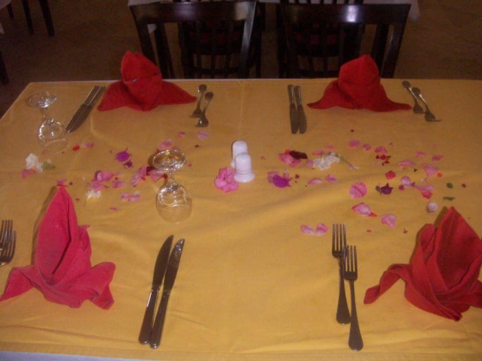 Tischdekoration VONRESORT Golden Coast