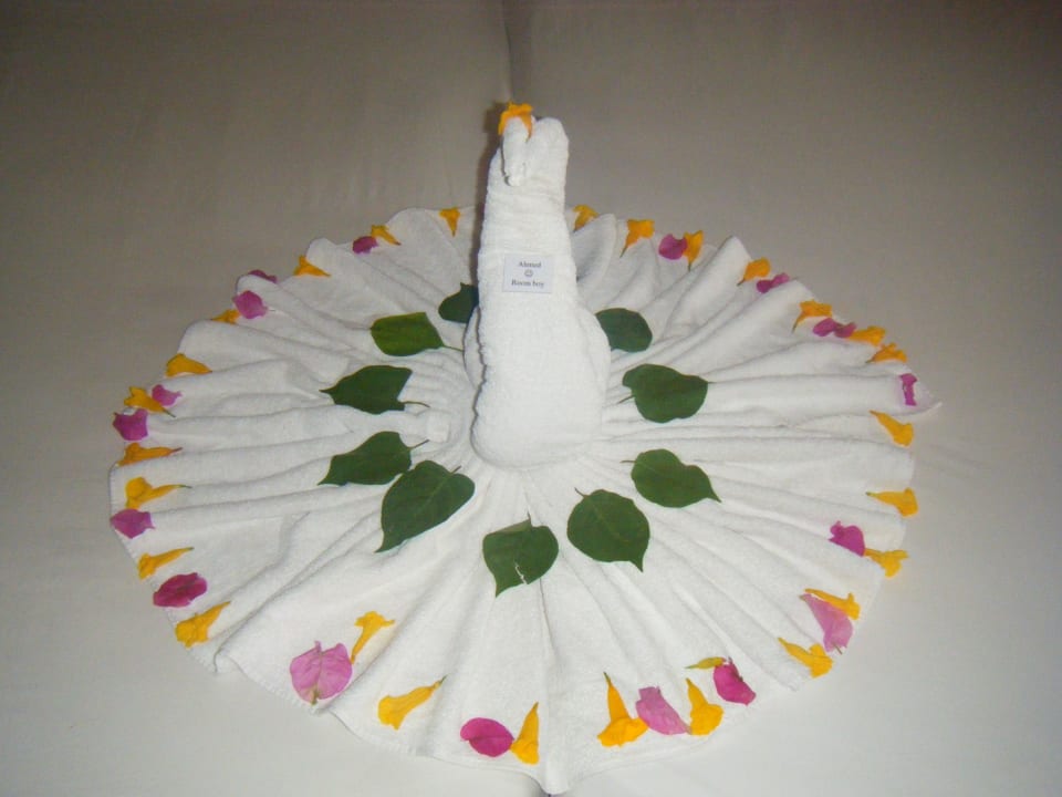 Handtuchkunst des Roomboys Jaz Dar EL Madina