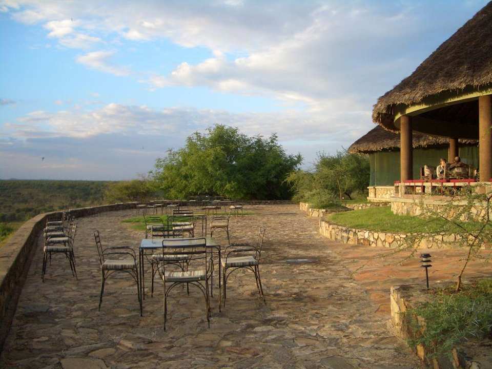 Aussichtsterrasse Tarangire Safari Lodge
