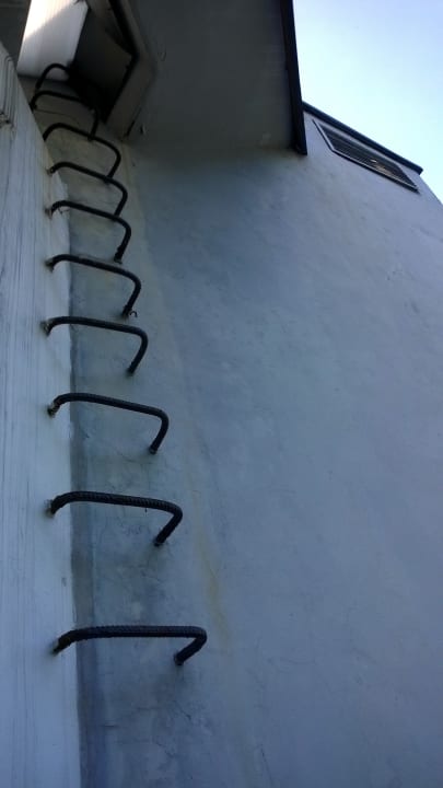 Notausgang aus dem Balkon- Zimmer De Luxe Hotel Jaskólka