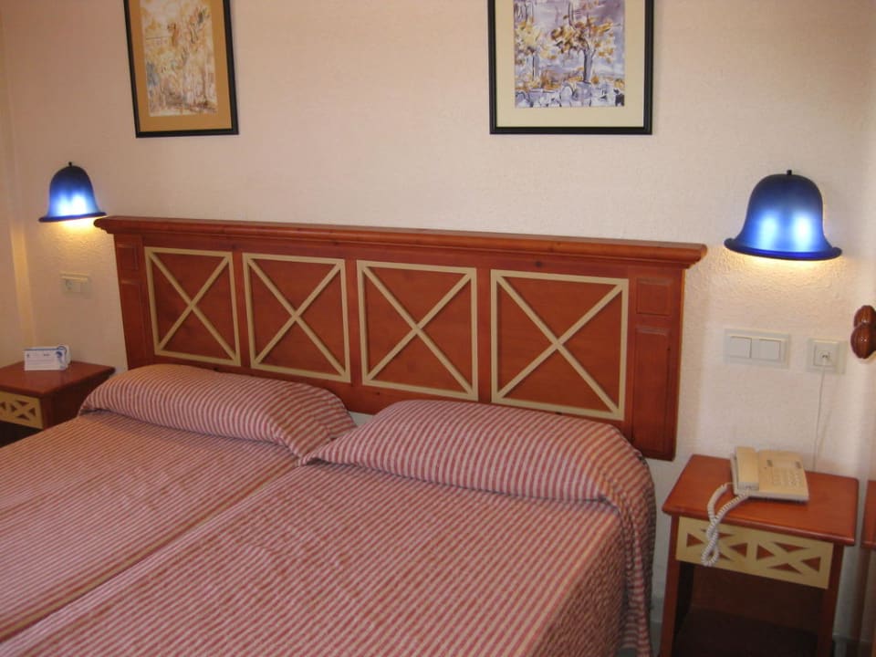 Schlafzimmer des Appartements Green Garden Aparthotel