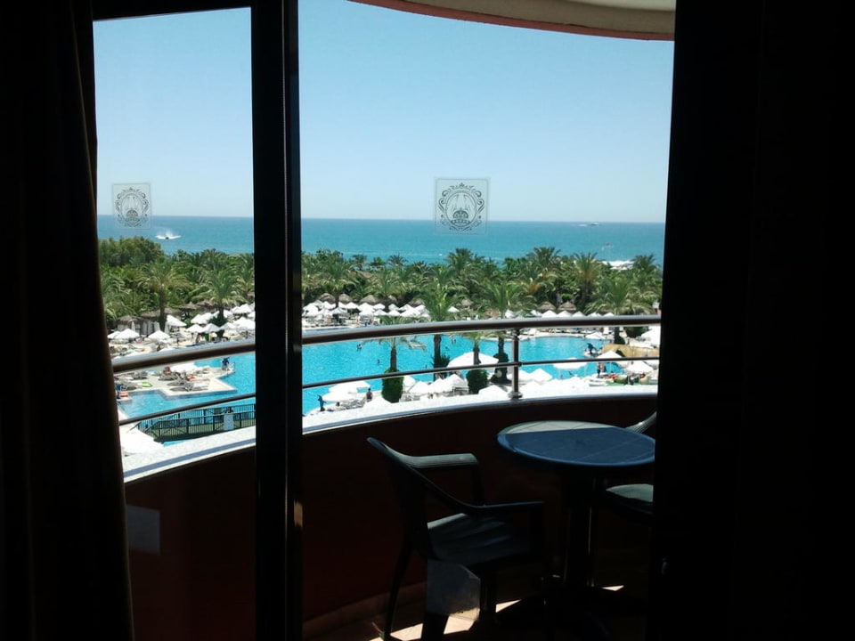 Blick aus dem Zimmer 2. Stock  Hotel Delphin Palace
