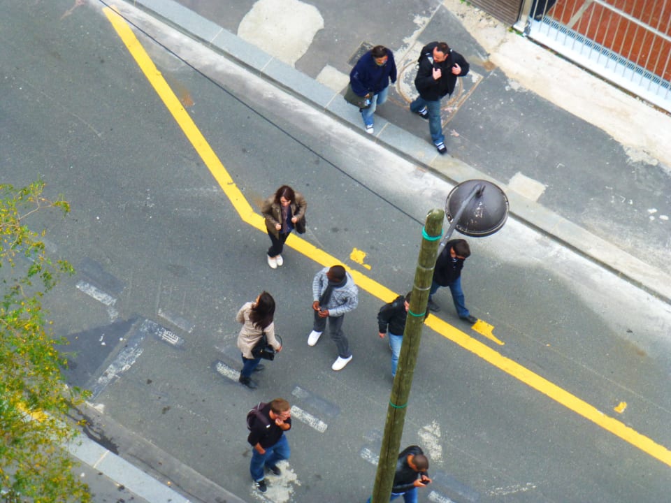 Blick auf die Straße Hotel Park & Suites Prestige Paris