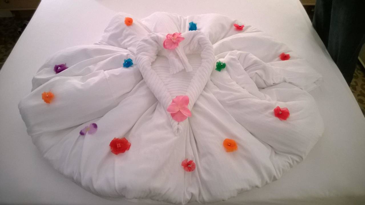 Kunst aus Handtüchern Villa Side Residence