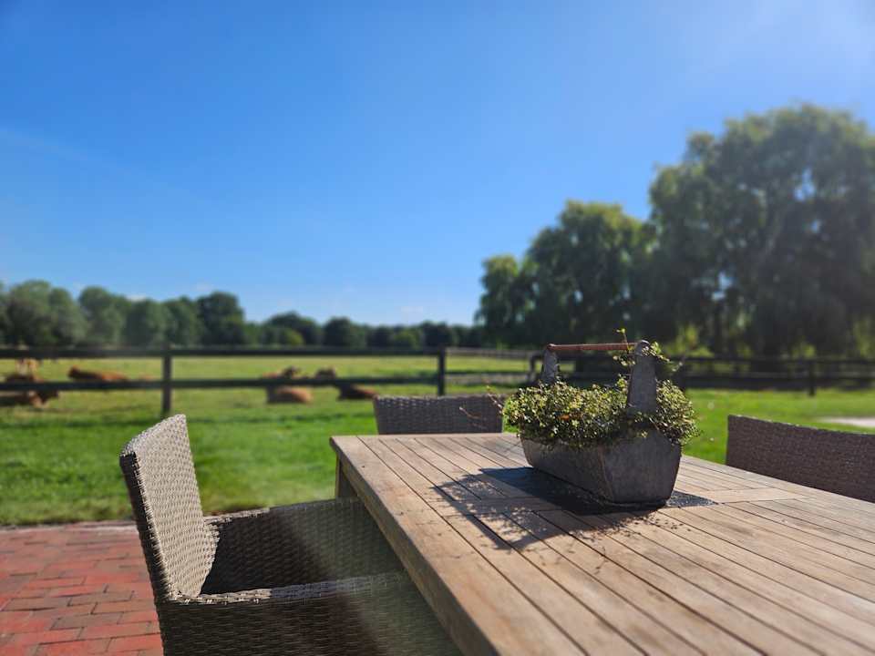 Ausblick Ferienwohnungen/ Ferienhäuser Bauernhof Onken