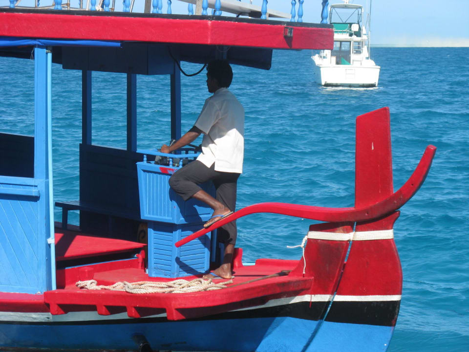 Lenkung mit dem Fuß Sun Siyam Vilu Reef