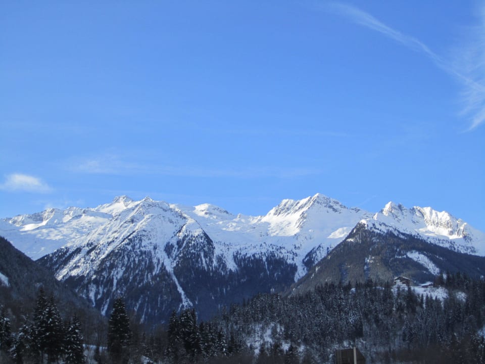 Blick vom Balkon, Richtung Krimmel Familiengasthof Schranz