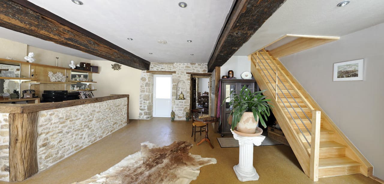 Empfang Hotel La Maison des Anges