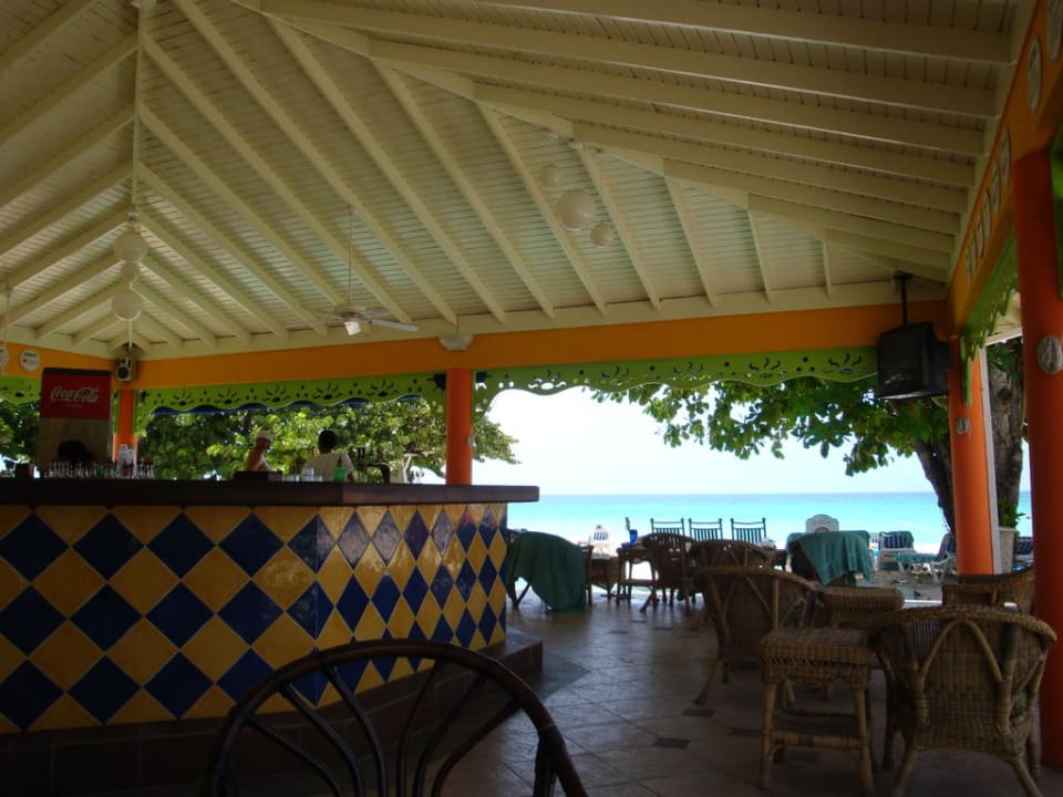 Ausblick beim Mittagessen Hotel Grand Pineapple Beach Negril