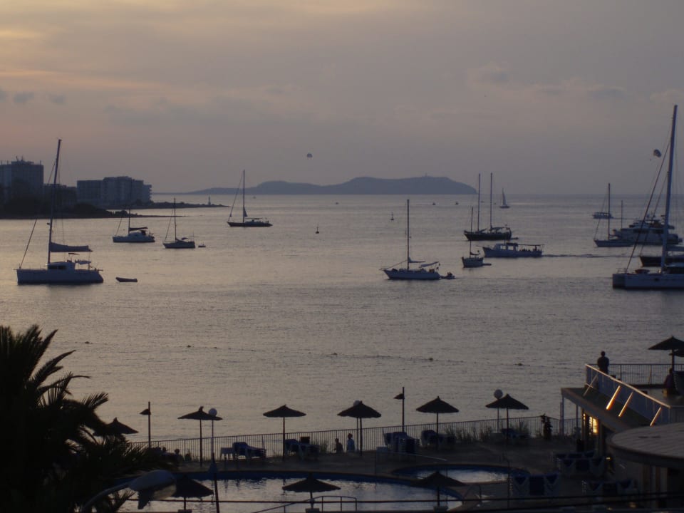 Von unserem Balkon Zimmer 231 Hotel Osiris