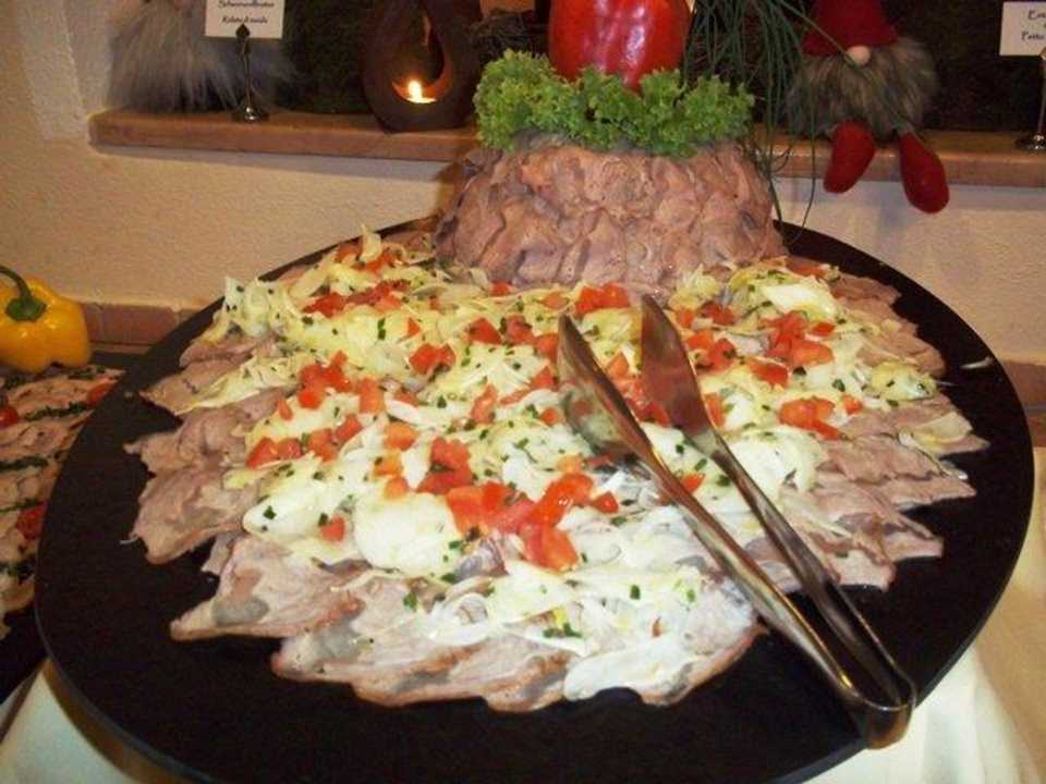 Vorspeisenbüffet zum Abendmenü Alphotel Tyrol