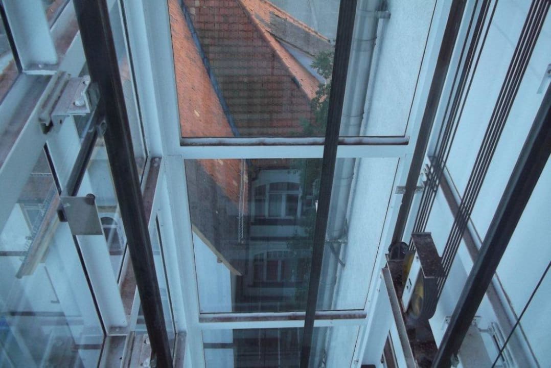 Der gläserne Fahrstuhl Strandhotel Ahlbeck