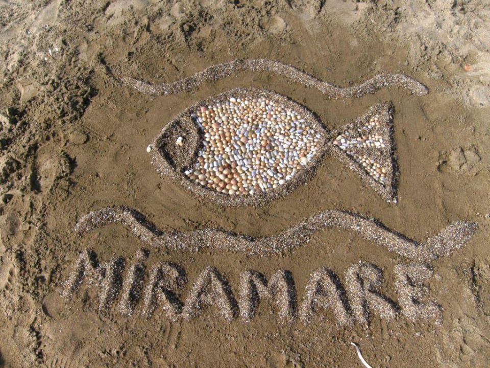 Strand-"Gemälde" Miramare Queen Hotel