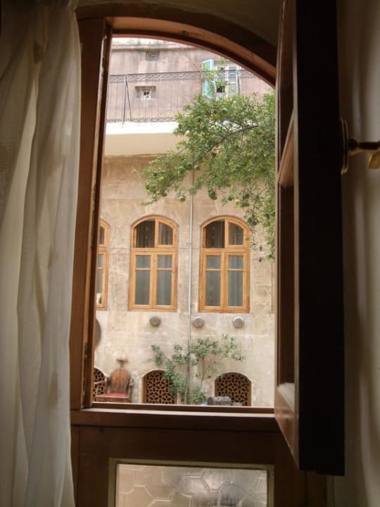 Blick aus dem Fenster Hotel Dar Al Kanadil