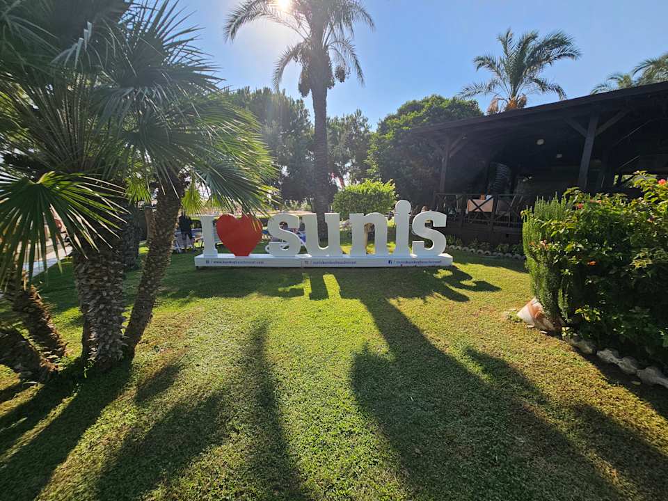 Gartenanlage Sunis Kumköy Beach Resort Hotel & Spa