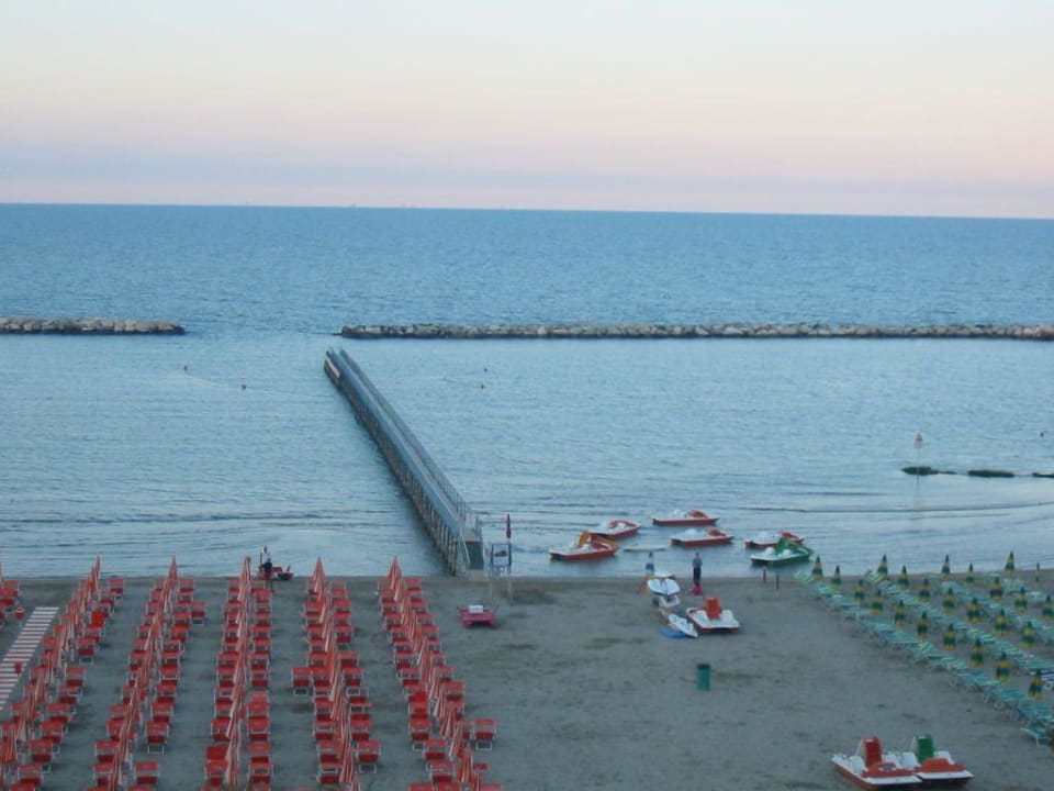 Blick vom Balkon in Richtung Meer Hotel Colorado