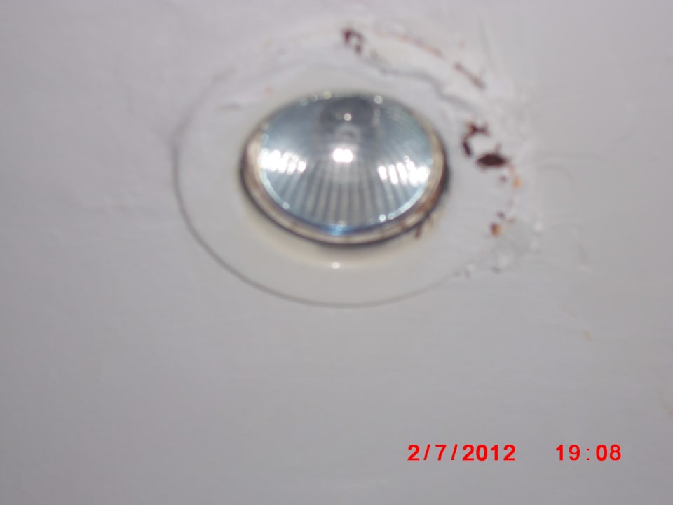 Unsere Lampen im Zimmer Hotel Nesrine