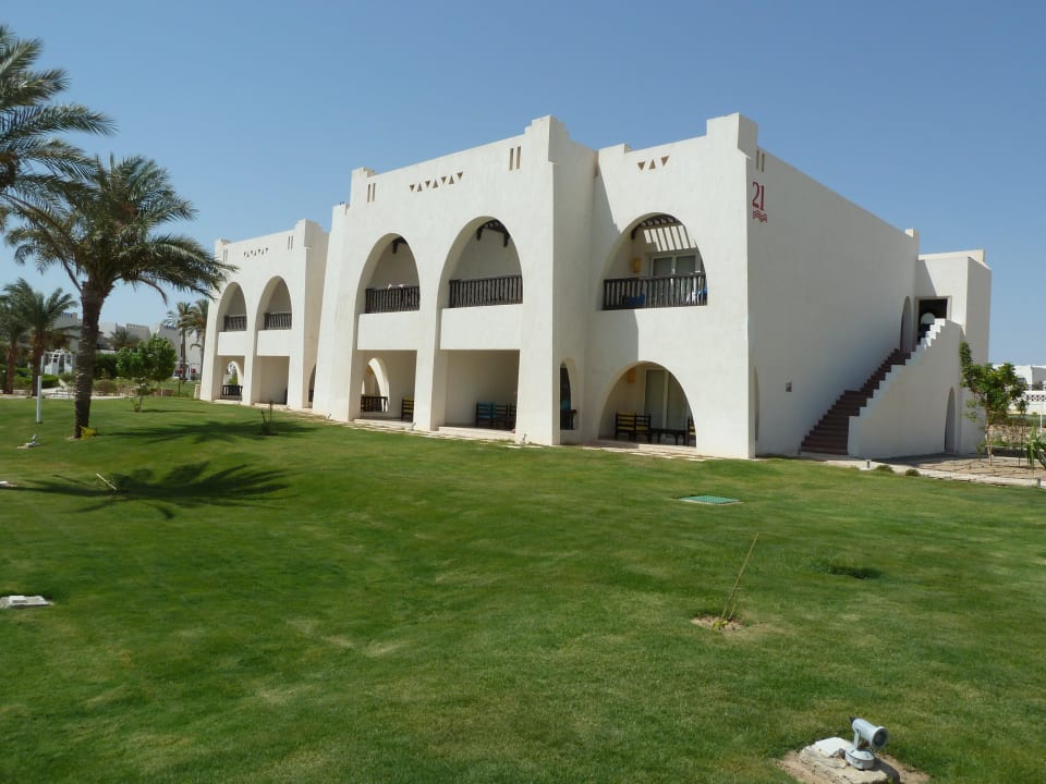 Hausansicht Hilton Marsa Alam Nubian Resort