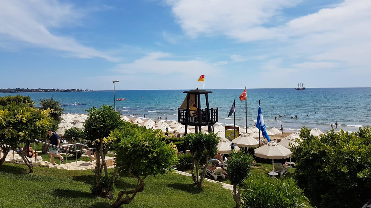 Blick aufs Meer Melas Resort Hotel