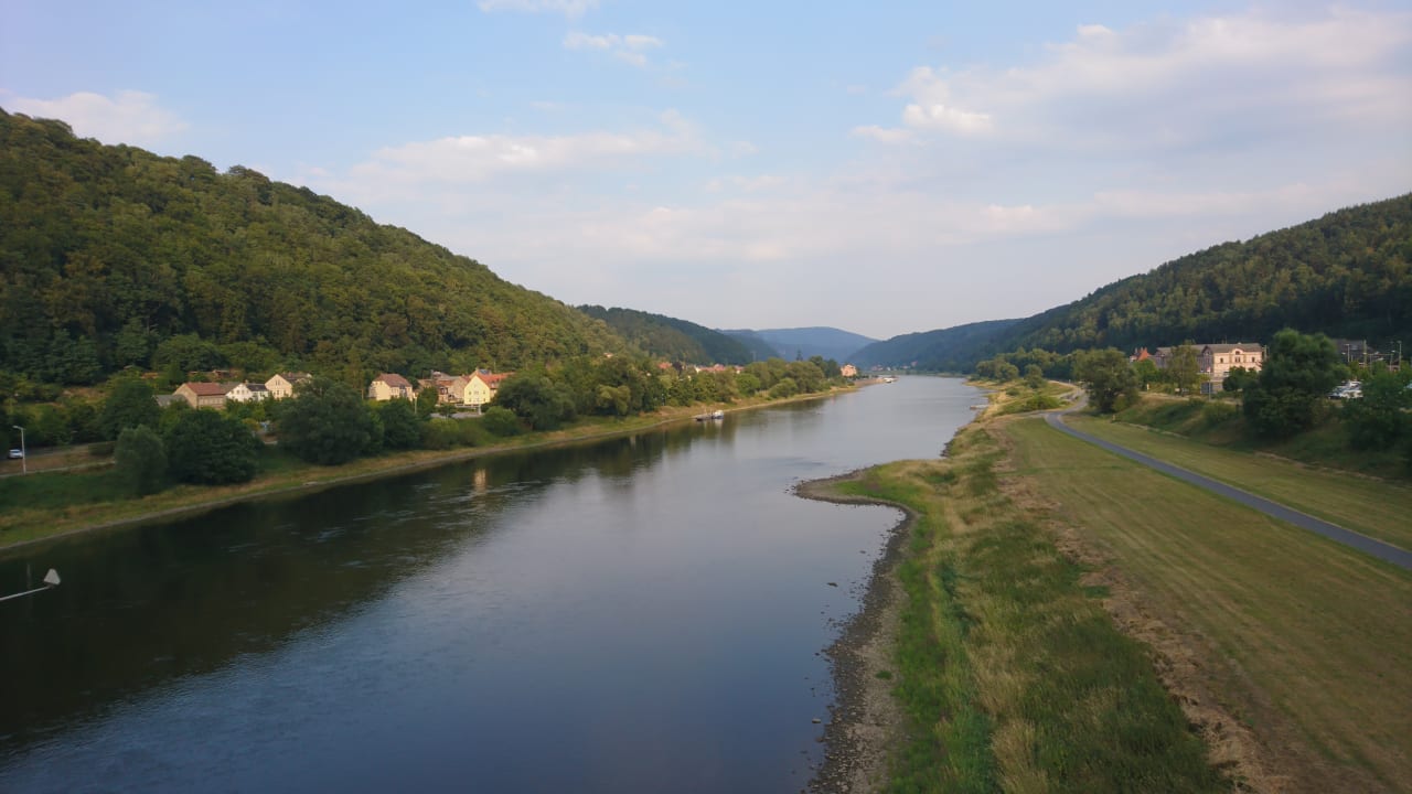 Ausblick Hotel Garni Elbgarten