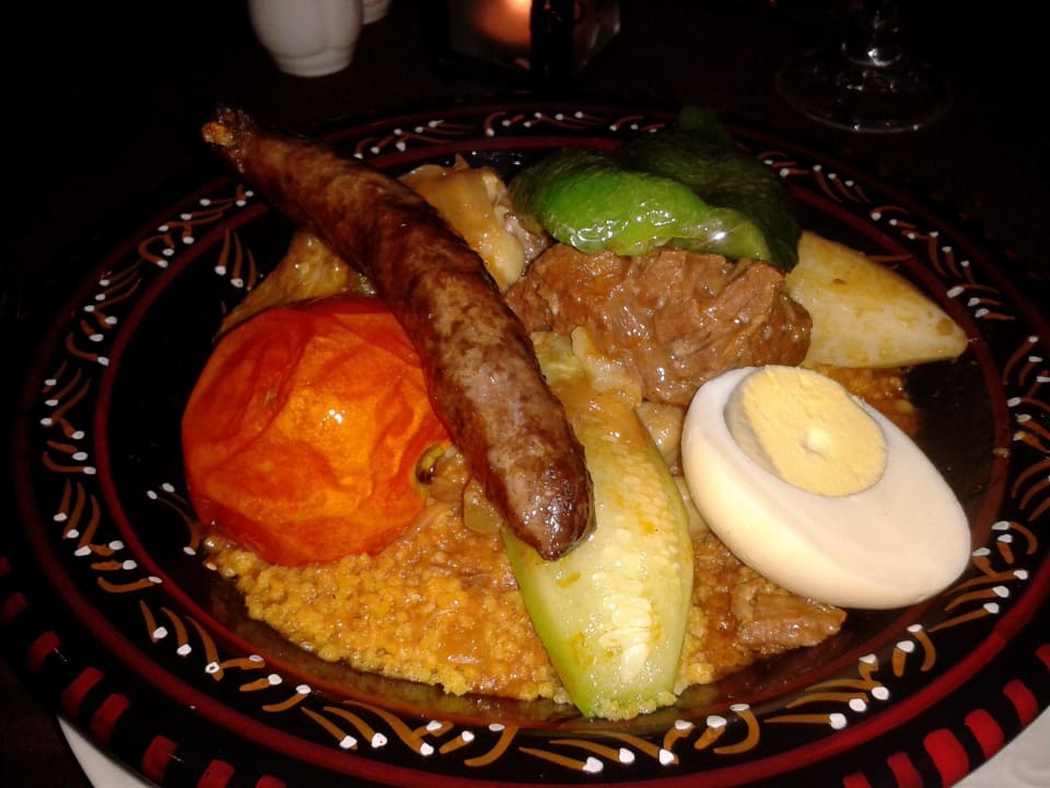 Tunesisches Spezialitäten Restaurant Caribbean World Thalasso Djerba