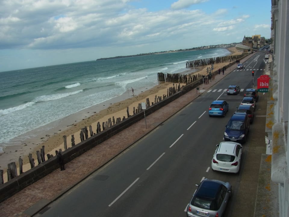 Ausblick aus dem Zimmer Hotel Ibis Saint Malo Plage