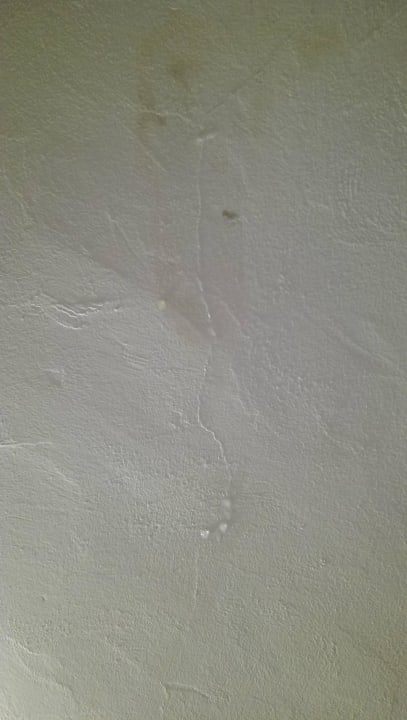 Wassertropfen Decke Zimmer Hotel Alegria