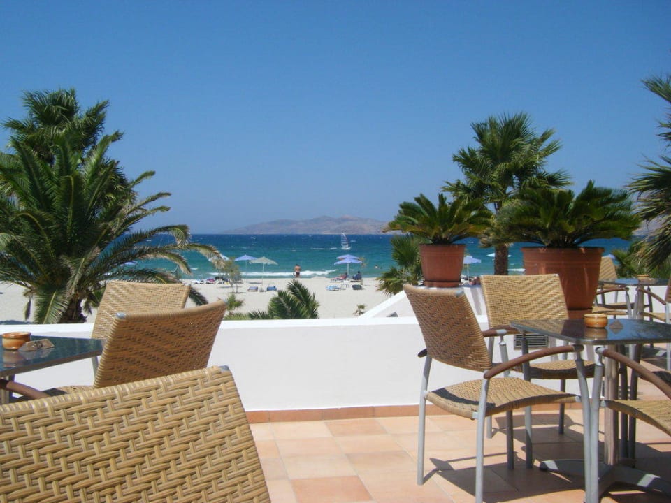 Ausblick von der Beach-Bar Atlantica Marmari Beach