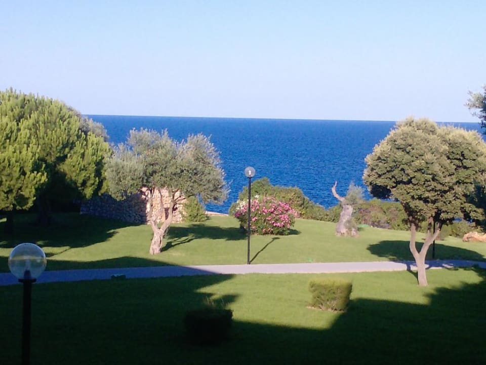 Blick aus dem Apartment hinten blau punta reina