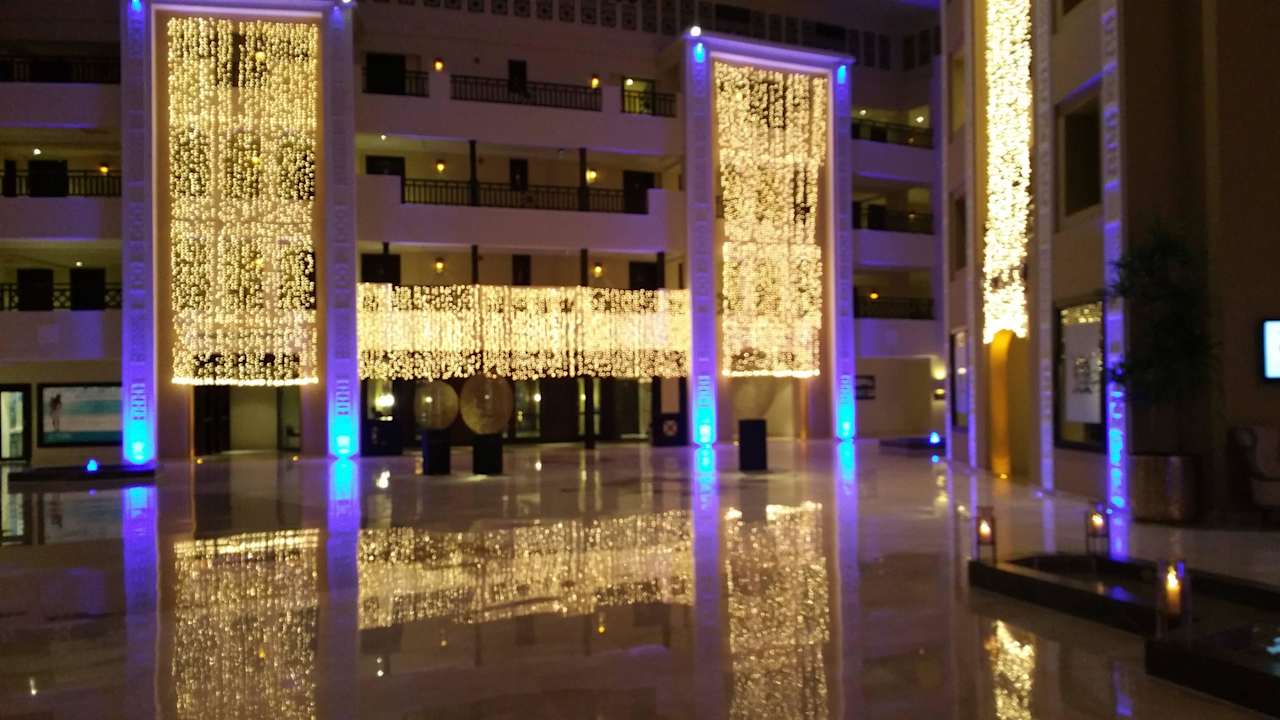 Weihnachtlich geschmückt Steigenberger ALDAU Beach Hotel