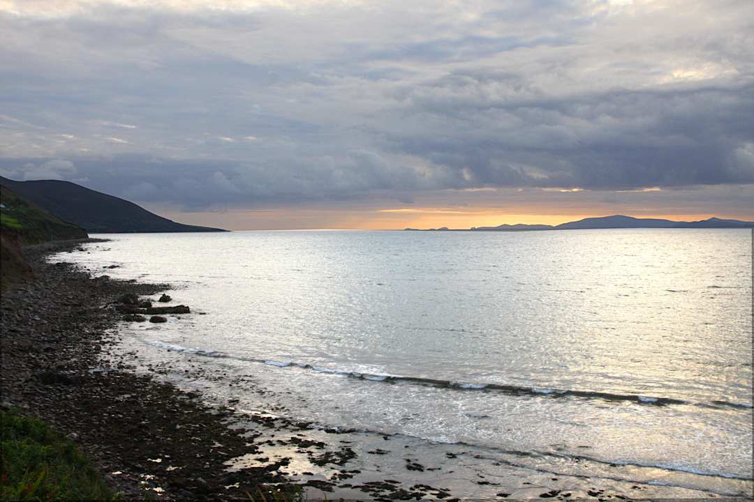 Der Strand bei Sonnenuntergang B&B Rossbeigh Beach House