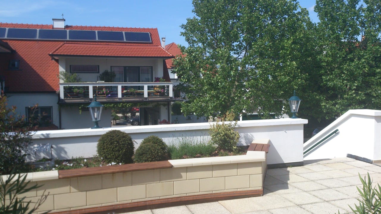 Terrasse im ersten Stock Winzerhof Schindler