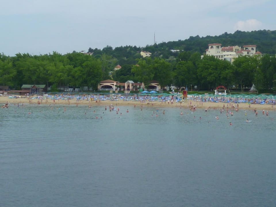 Blick auf die Strandbar Duni Royal Pelican Resort