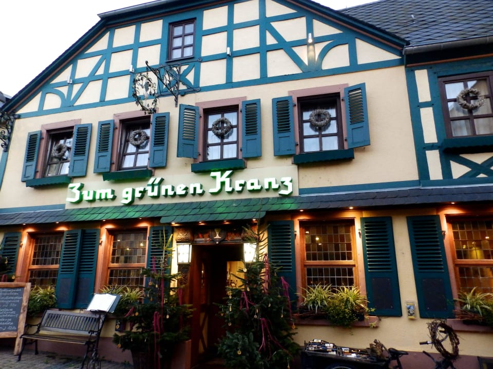 Straßenansicht Weinhotel des Riesling  Zum grünen Kranz