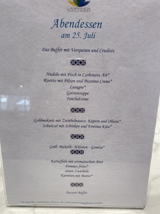 Gastro Aldiana Club Rocca Nettuno Calabria