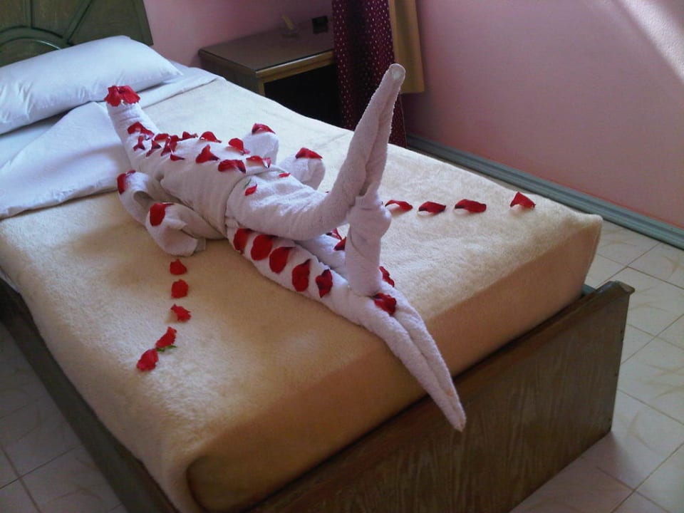 Art made of towels Sea Hug Resort