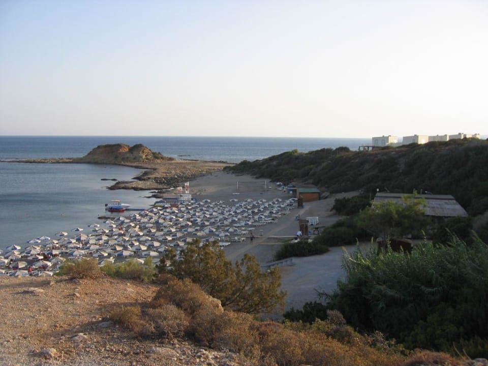 Abendkulisse mit Blick auf den Strand Rodos Princess Beach Hotel & Spa