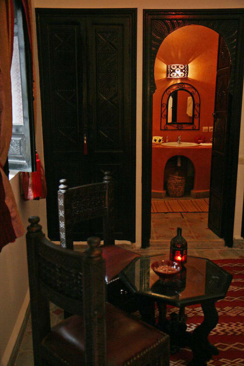 Suite Rougequeue avec coin salon et canapé-lit Riad Dar Zampa