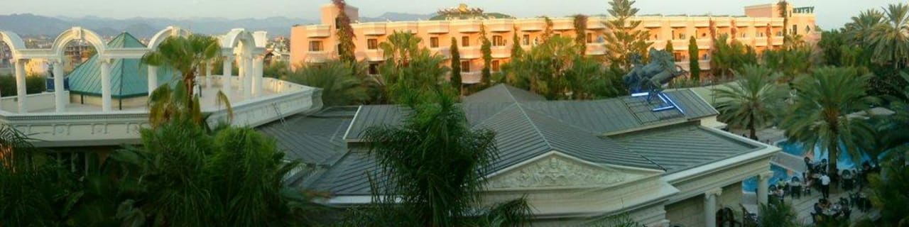 Eine schöne Panoramaaufnahme Hotel Yetkin