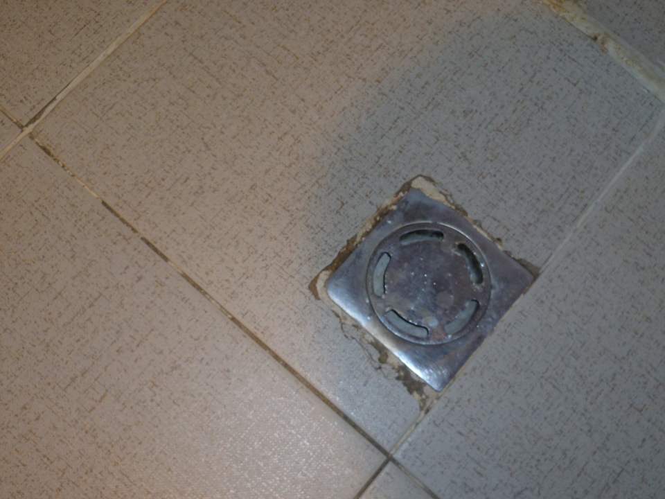 Abfluss in der Dusche Riviera Aqua Park Resort