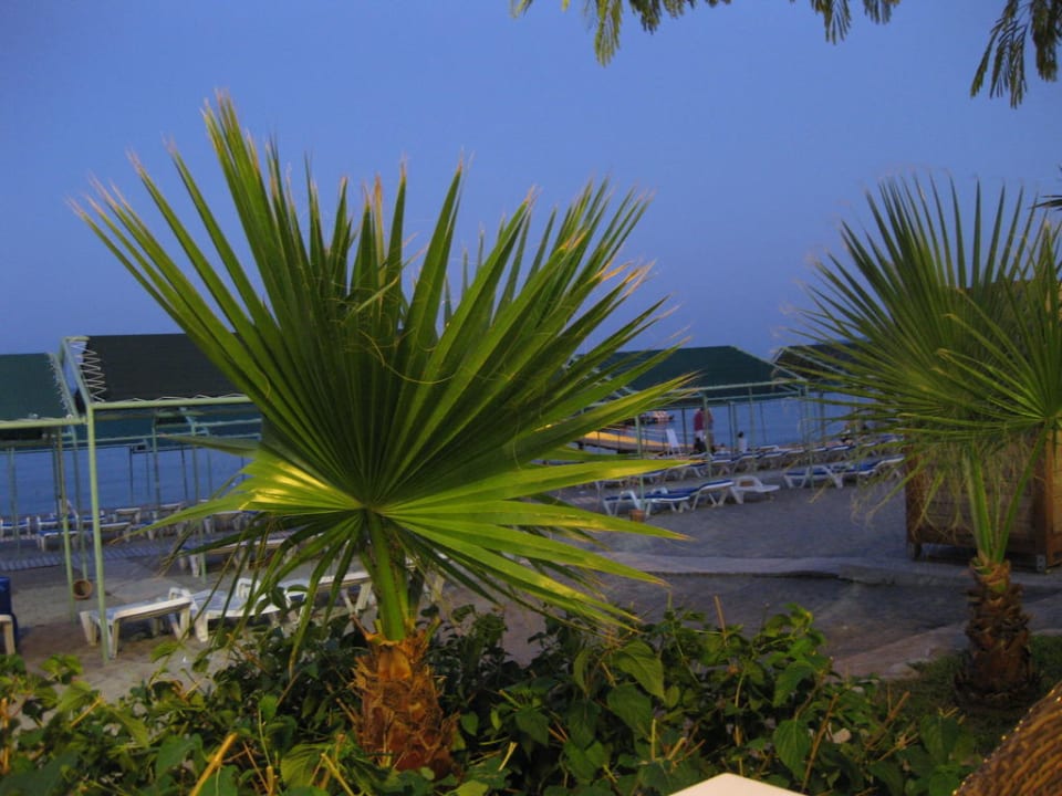 Der Blick vom Restaurant auf das Meer Ulusoy Kemer Holiday Club