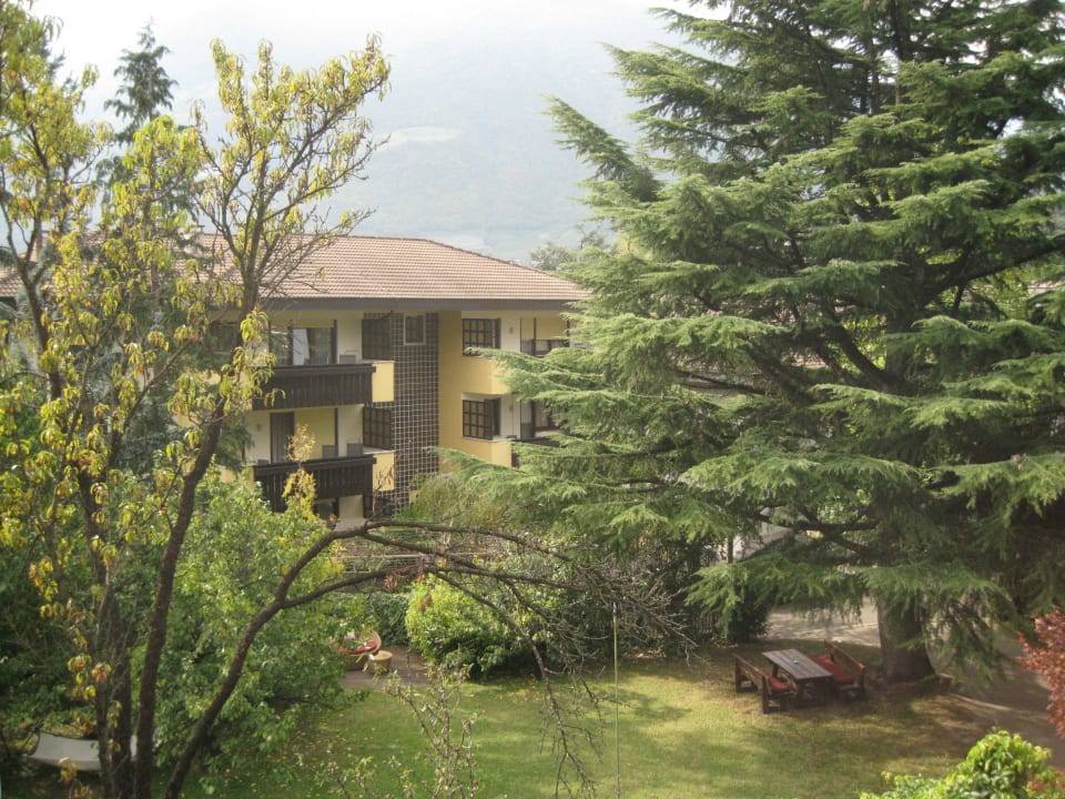 Blick aus dem Zimmer Hotel Gartenresidence Zea Curtis