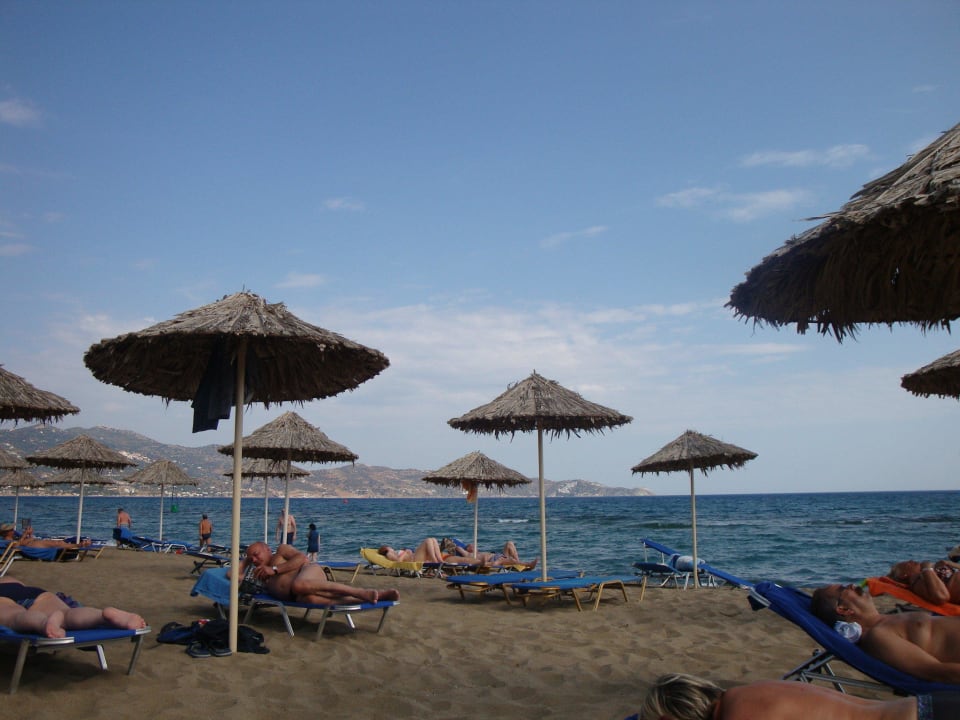 Strand vor unserem DZ Civitel Creta Beach