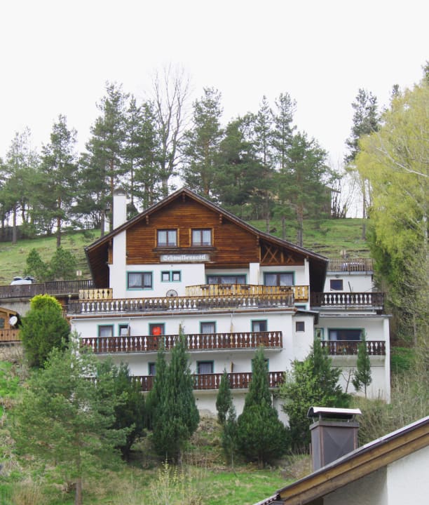 Schwalbennestl Rückansicht Hotel Schwalbennestl