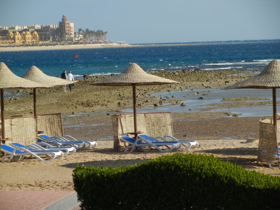 Strand bei Ebbe Cleopatra Luxury Resort Makadi Bay
