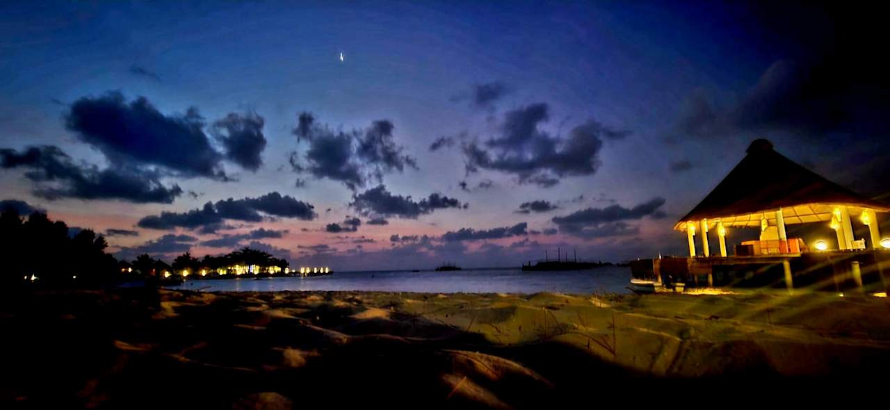 Ausblick Safari Island Maldives